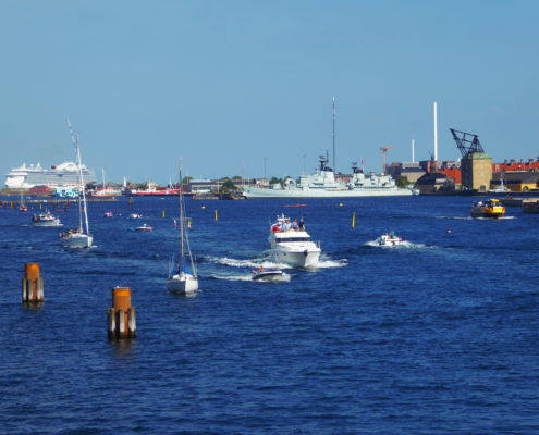View from the harbour, Copenhagen, Denmark