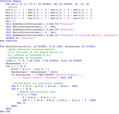 Source Code in BASIC - an easy computing language - ECstep