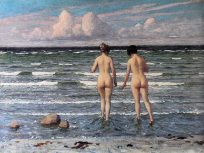 Paul Fischer. Bathing girls