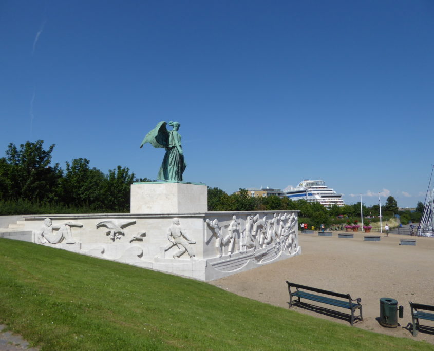 Maritime Monument for the fallen sailors of World War I at Langelinie, Copenhagen, Denmark