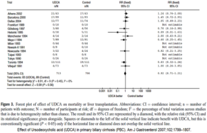 Forest plot presenting the results of a meta-analysis