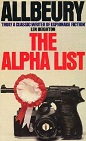 The alpha list by Ted Allbeury