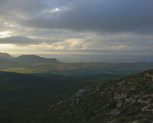 Nurra Plain in Sardinia, Italy