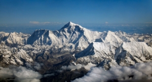 Mount Everest in the Himalayas