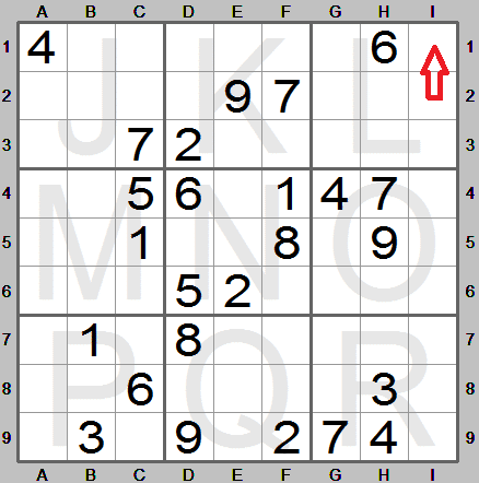 Click square to insert digit in Sudoku Instructions