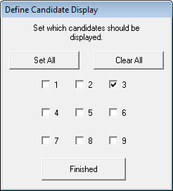 Define candidate display window in the Sudoku Instructions program