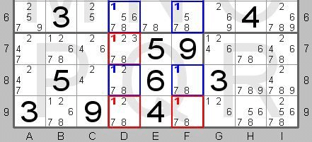 X-wing in Sudoku Instructions program