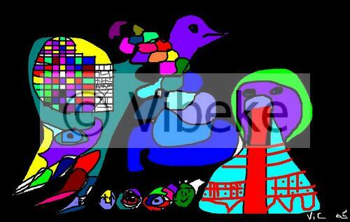 Vibeke’s Artwork - Computer Art or digital artwork 2